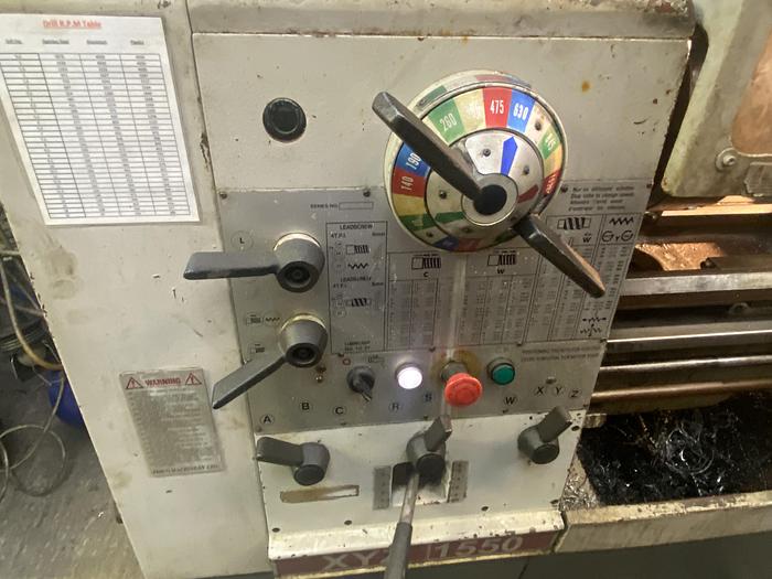 Used XYZ CR 1550 Manual Lathe