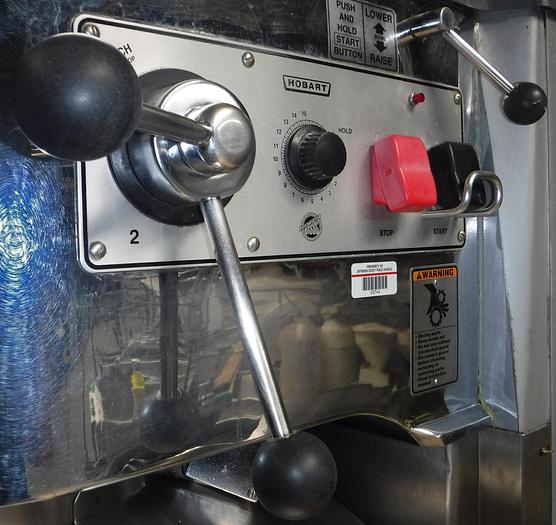 Used USED HOBART® TALL-BOY 140-QUART MIXER WITH BOWL GUARD, MODEL NO. V-1401