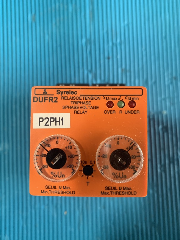 Used Syrelec 3 Phase Voltage Relay