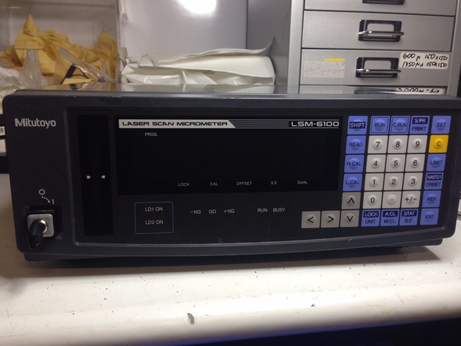 Used Mitutoyo Laser Scan Micrometer MITUTOYO LSM-6100 Code 544-070