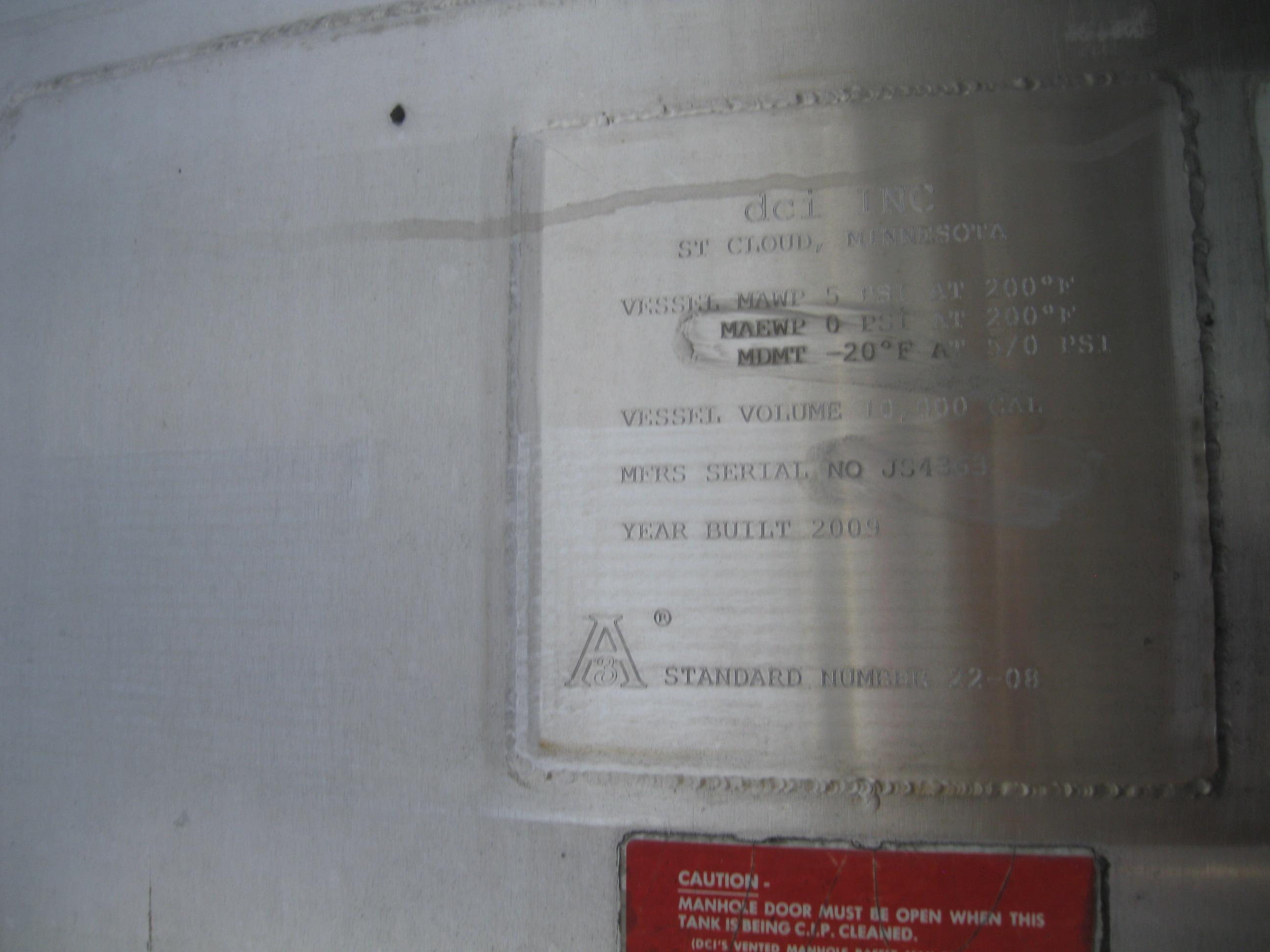 Usado 10,000 GALLON STORAGE SILO