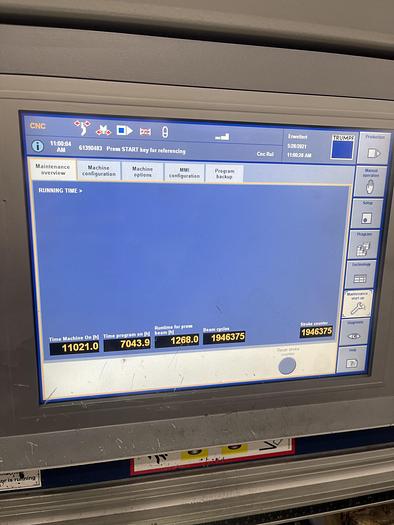 Used 40 TON X 40", TRUMPF, TRUBEND 7036 ELECTRIC CNC PRESS BRAKE, 2012