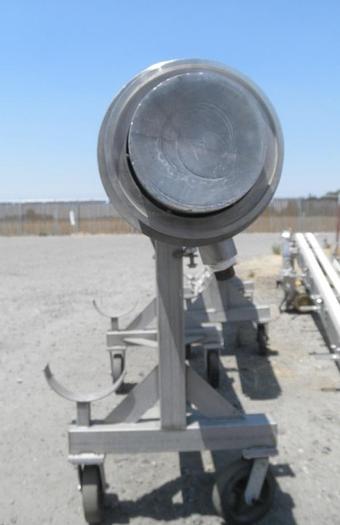 Used Evaporator, Thin Film, 26 SF, S/st, Groen, Mdl E-696 #L741305