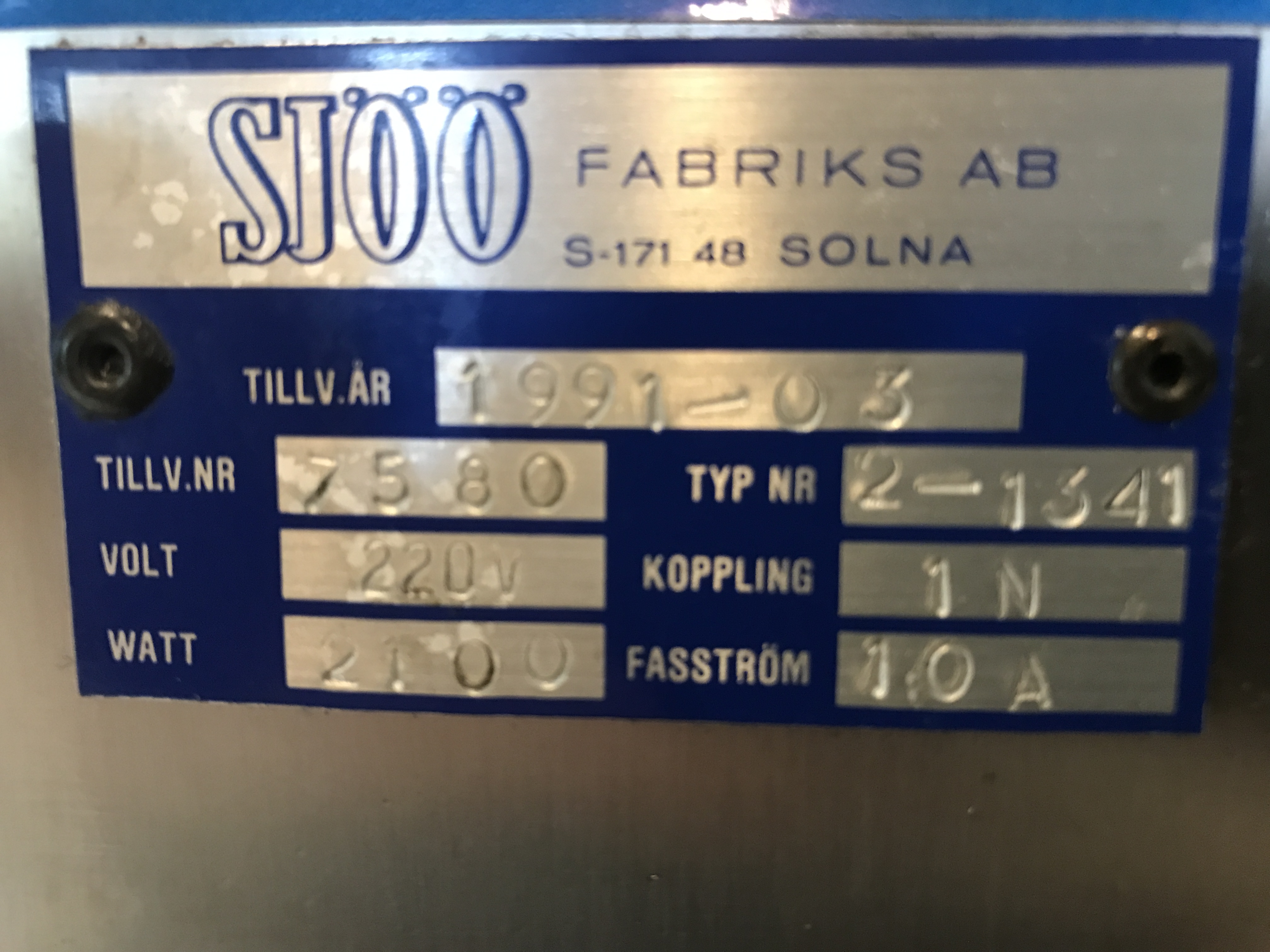 Begagnad Värmeskåp med värmehäll