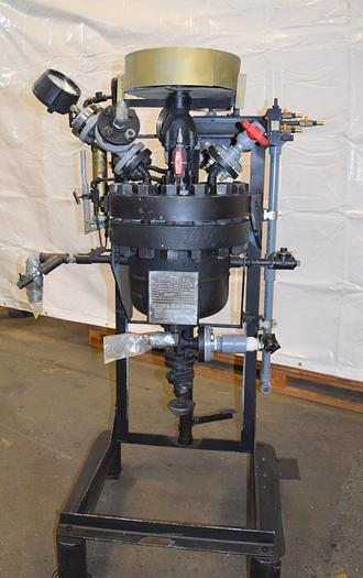 Used Pfaudler glass lined reactor, 3 gallon