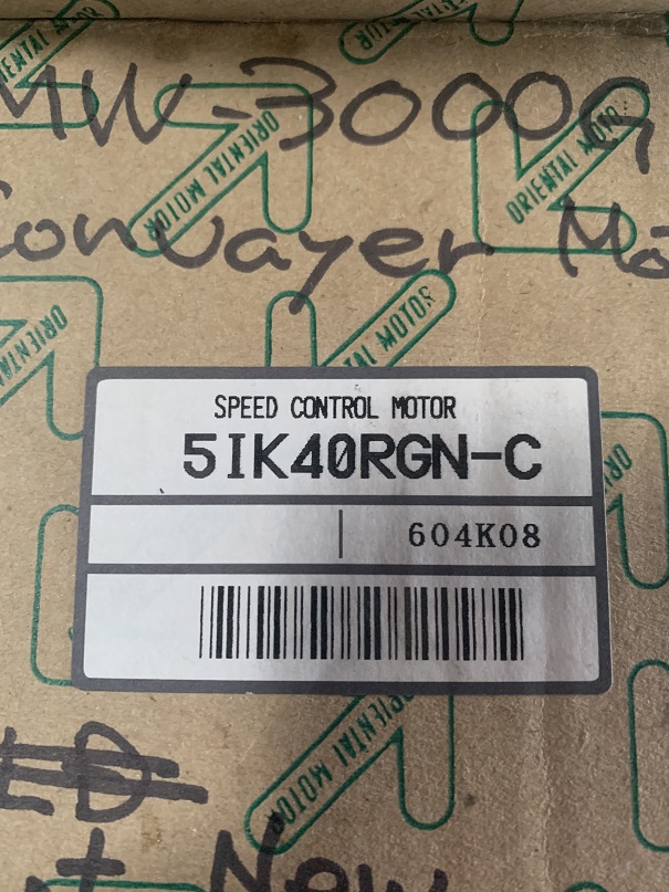 Used oriental motor speed control motor 5IK40RGN-C