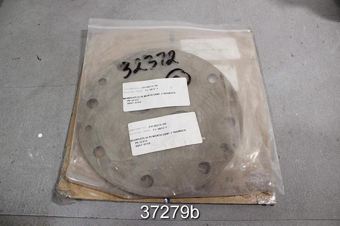 Unused Worthington GRM1 Pump Wearplate, Insurock, 32372 #37279