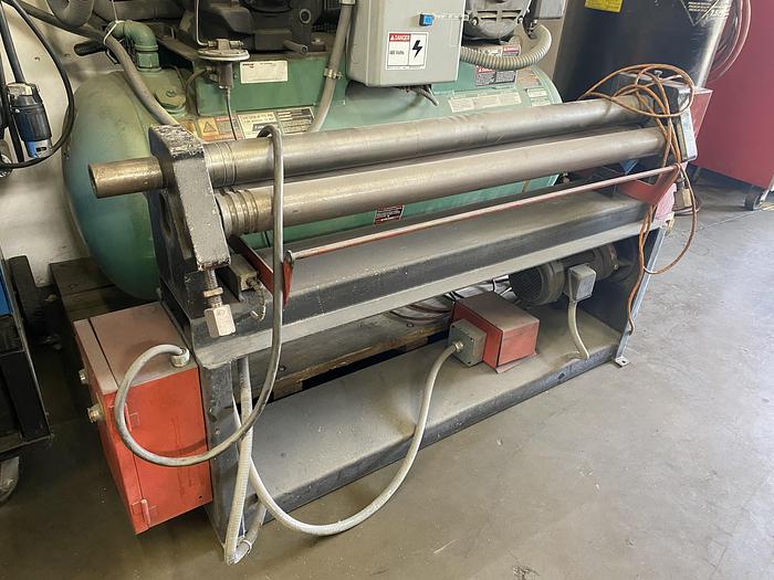 Used BIRMINGHAM POWER SLIP ROLL 50" X 16 GA. 1 HP MODEL X-5016E #6143