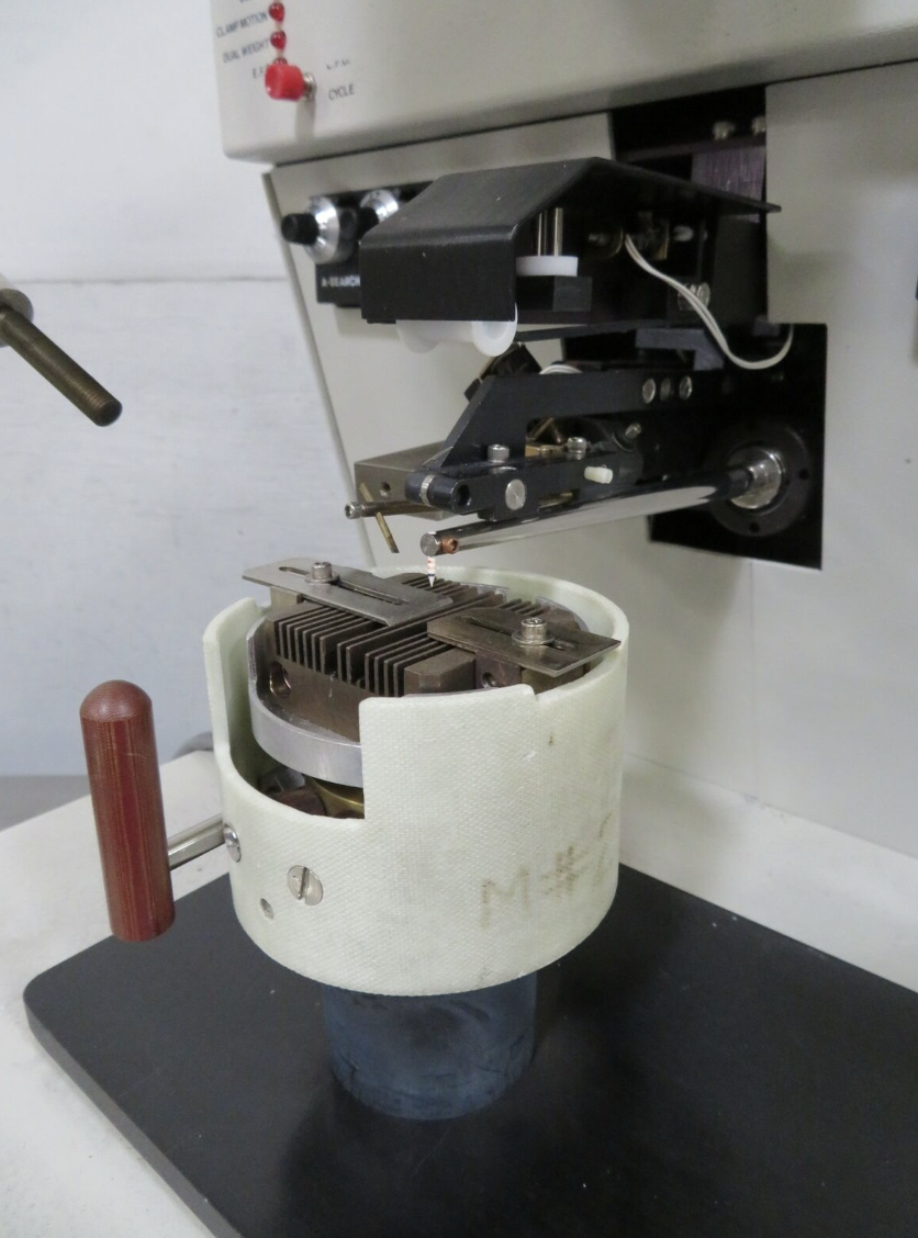 Used Mech-El MEI Marpet 1204B Manual Gold Ball Bond Wire Bonder w/ Ball Bump