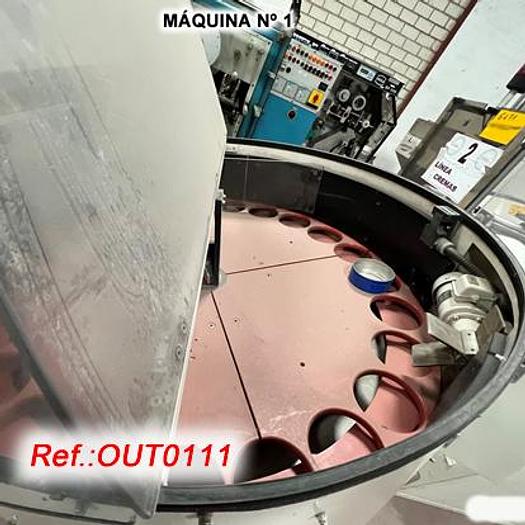 Usat LÍNIA COMPLERTA NÚMERO 6471 D´OMPLIMENT - TANCAT - AGRUPAMENT - RETRACTILAT DE LLAUNES AMB ENCAIXADORA