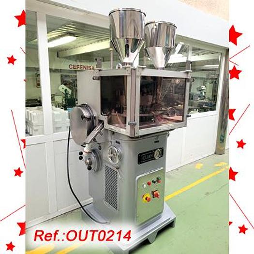 Used MÁQUINA DE COMPRIMIR ROTATIVA “KILIAN” TIPO “RUD” DE VEINTE ESTACIONES PARA HACER COMPRIMIDOS BICAPA