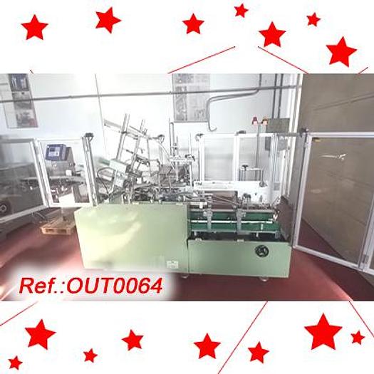 Used "CAM" SM-1CX CASE PACKING MACHINE FOR SEALING OF BOXES WITH ADHESIVE TAPE