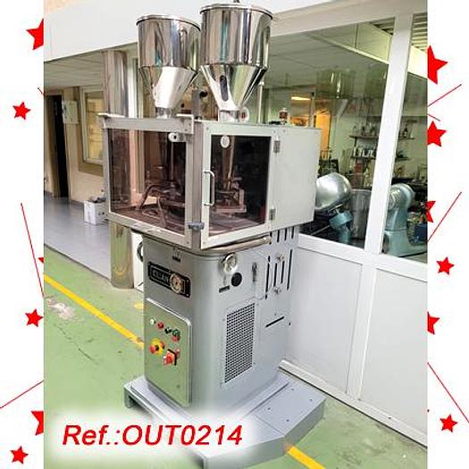 Used MÁQUINA DE COMPRIMIR ROTATIVA “KILIAN” TIPO “RUD” DE VEINTE ESTACIONES PARA HACER COMPRIMIDOS BICAPA