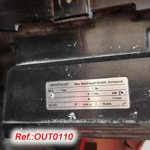 Usat CREMADOR PER A CALDERA "WEISHAUPT" TIPUS G70/2-A AMB EL SEU QUADRE ELÈCTRIC