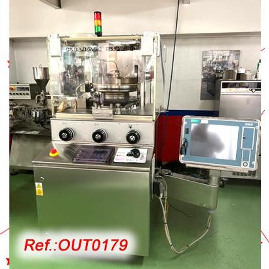 Used MÁQUINA DE COMPRIMIR ROTATIVA “KILIAN GmbH + Co KG” TIPO S250 CON 40 ESTACIONES Y PUNZÓN TIPO EU-B