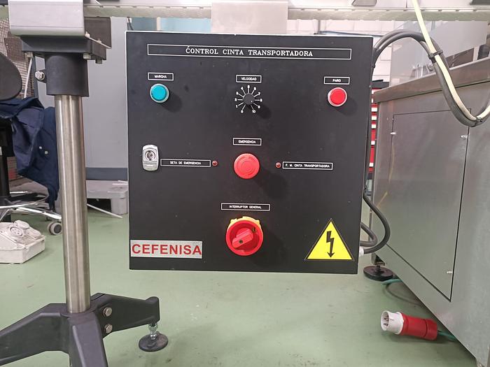 Used CERRADORA DE FRASCOS MONOBLOC "MECANOQUÍMICA" PARA CIERRE POR PILFER DE ALUMINIO