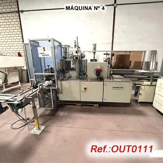 Usat LÍNIA COMPLERTA NÚMERO 6471 D´OMPLIMENT - TANCAT - AGRUPAMENT - RETRACTILAT DE LLAUNES AMB ENCAIXADORA