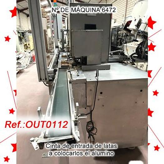 Usat LÍNIA COMPLERTA NÚMERO 6472 D´OMPLIMENT I TANCAT DE LLAUNES AMB ENCAIXADORA