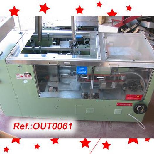 Usat ENCAIXADORA “INMAK-POCKET-3” O “PRB-BSP” AMB TANCAMENT DE CAIXES MITJANÇANT CINTA ADHESIVA