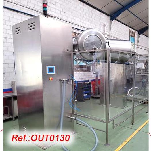 Usado MEZCLADOR EN “V” “SAR LABORTECNIC” DE ACERO INOXIDABLE DE 1.200 LITROS APROX.