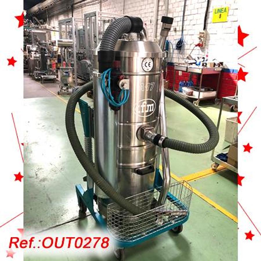 Used ASPIRADOR INDUSTRIAL NEUMÁTICO "CFM" MODELO "A17-100 XX" PARA ASPIRACIÓN DE POLVO Y LIMPIADOR CON RECOGIDA DE AGUA