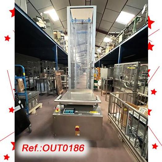 Used ELEVADOR DE CÁPSULAS - PASTILLAS - TABLETAS “OTTENSCHLÄGER” SORTLIFT-8 CON CUBA VIBRADORA Y ESTRUCTURA CON RUEDAS