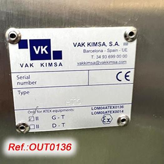 Usat COLUMNA D´AGITACIÓ D´ACER INOXIDABLE "VAK KIMSA" TIPUS "HTO"