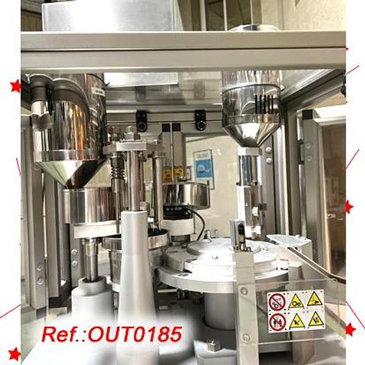 Used MÁQUINA LLENADORA CERRADORA DE CÁPSULAS DE GELATINA DURA "DOTT BONAPACE" MODELO "IN-CAP" PARA LLENADO DE POLVO Y PELLETS