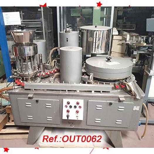 Usat MÀQUINA OMPLIDORA TANCADORA DE CÀPSULES “MG2-36” AMB DOSIFICADOR DE POLS