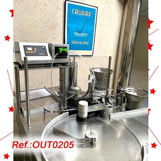 Used TREN MONOBLOC “DARA” MODELO SX-200 PARA LLENADO, TAPADO Y CAPSULADO DE VIALES DE VIDRIO PARA LÍQUIDOS