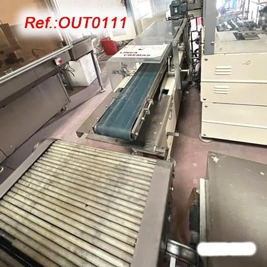 Usat LÍNIA COMPLERTA NÚMERO 6471 D´OMPLIMENT - TANCAT - AGRUPAMENT - RETRACTILAT DE LLAUNES AMB ENCAIXADORA