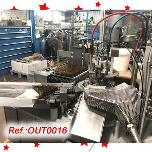 Usat OMPLIDORA TANCADORA D´AMPOLLES “BAÜSCH + STRÖBEL” AFV-4005 AMB UN FORMAT D´AMPOLLES DE 2ml