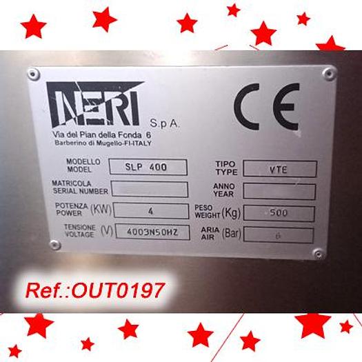 Used ETIQUETADORA “NERI” MODELO SLP-400-VTE PARA TAMPER – EVIDENT CON DOS CABEZALES