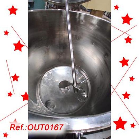 Usat REACTOR A PRESSIÓ DE 500 LITRES APROX. D'ACER INOXIDABLE AMB AGITADOR D'HÈLIX MARINA