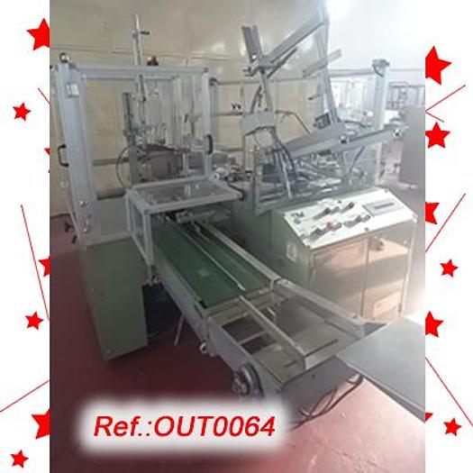 Used "CAM" SM-1CX CASE PACKING MACHINE FOR SEALING OF BOXES WITH ADHESIVE TAPE