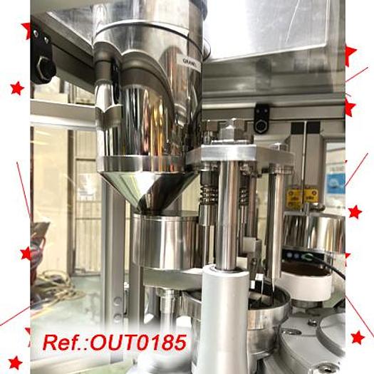 Used MÁQUINA LLENADORA CERRADORA DE CÁPSULAS DE GELATINA DURA "DOTT BONAPACE" MODELO "IN-CAP" PARA LLENADO DE POLVO Y PELLETS