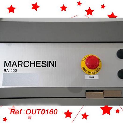 Usado ESTUCHADORA DE ENCASTRE "MARCHESINI" MODELO "BA-400" CON PLEGADOR DE PROSPECTOS