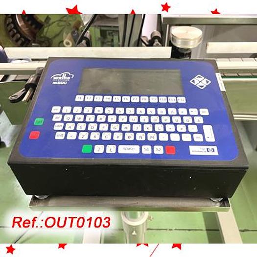 Used "WOLKE" m600 BATCH MARKING LINE MOUNTED ON HINGE TRANSPORT BELT