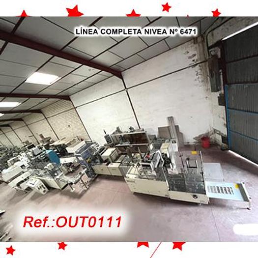 Usat LÍNIA COMPLERTA NÚMERO 6471 D´OMPLIMENT - TANCAT - AGRUPAMENT - RETRACTILAT DE LLAUNES AMB ENCAIXADORA