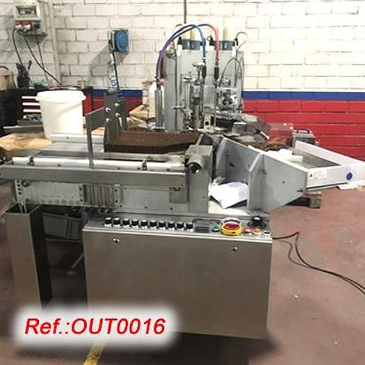Usat OMPLIDORA TANCADORA D´AMPOLLES “BAÜSCH + STRÖBEL” AFV-4005 AMB UN FORMAT D´AMPOLLES DE 2ml