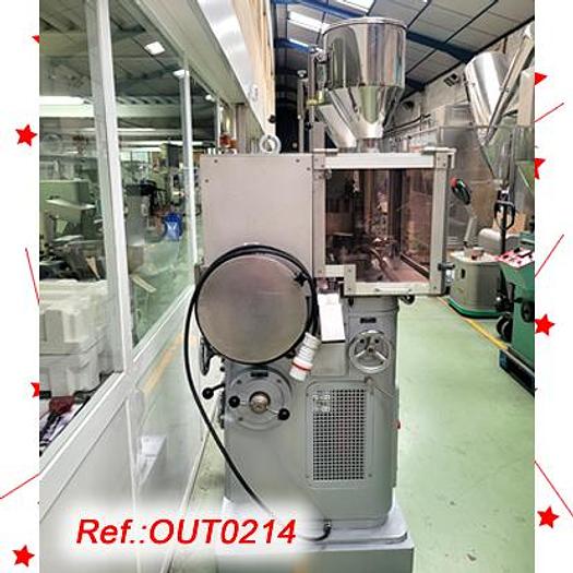 Used MÁQUINA DE COMPRIMIR ROTATIVA “KILIAN” TIPO “RUD” DE VEINTE ESTACIONES PARA HACER COMPRIMIDOS BICAPA