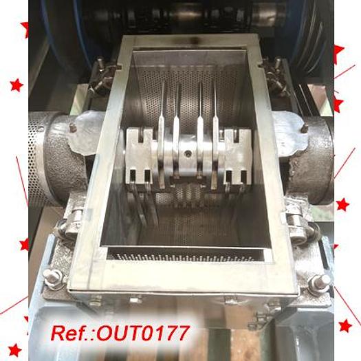 Used MOLINO “BONALS” MODELO B-160-V DE ACERO INOXIDABLE DE MARTILLOS – CUCHILLAS CON UNA MALLA A ELEGIR SEGÚN EXISTENCIAS