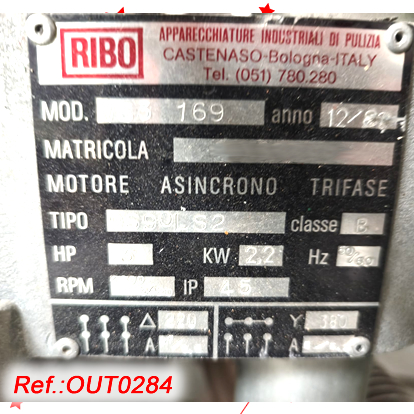 Used ASPIRADOR "RIBO" MODELO "V53/169"