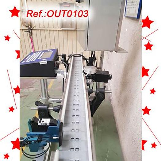 Used "WOLKE" m600 BATCH MARKING LINE MOUNTED ON HINGE TRANSPORT BELT