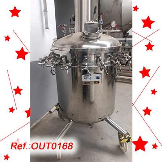 Usat REACTOR A PRESSIÓ D'ACER INOXIDABLE DE 500 LITRES APROX. "MyJ ANDRÉS" AMB AGITADOR D'HÈLIX MARINA