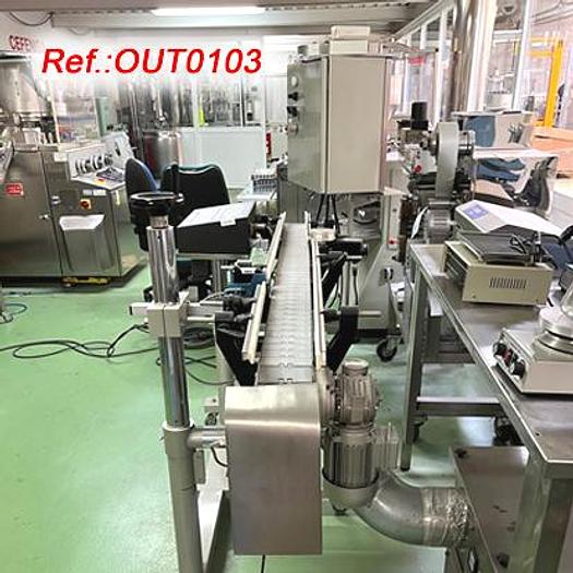 Used "WOLKE" m600 BATCH MARKING LINE MOUNTED ON HINGE TRANSPORT BELT