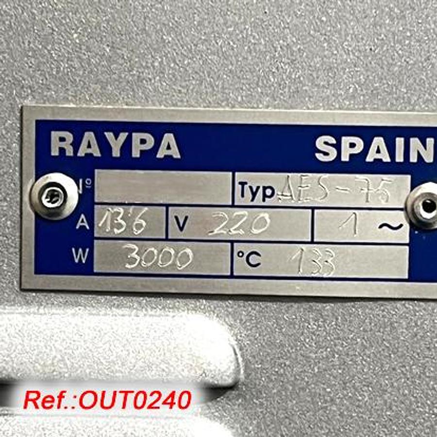 Used AUTOCLAVE DE INMERSIÓN "ROYPA" MODELO "STERICLAV-75" DE 75 LITROS APROX.