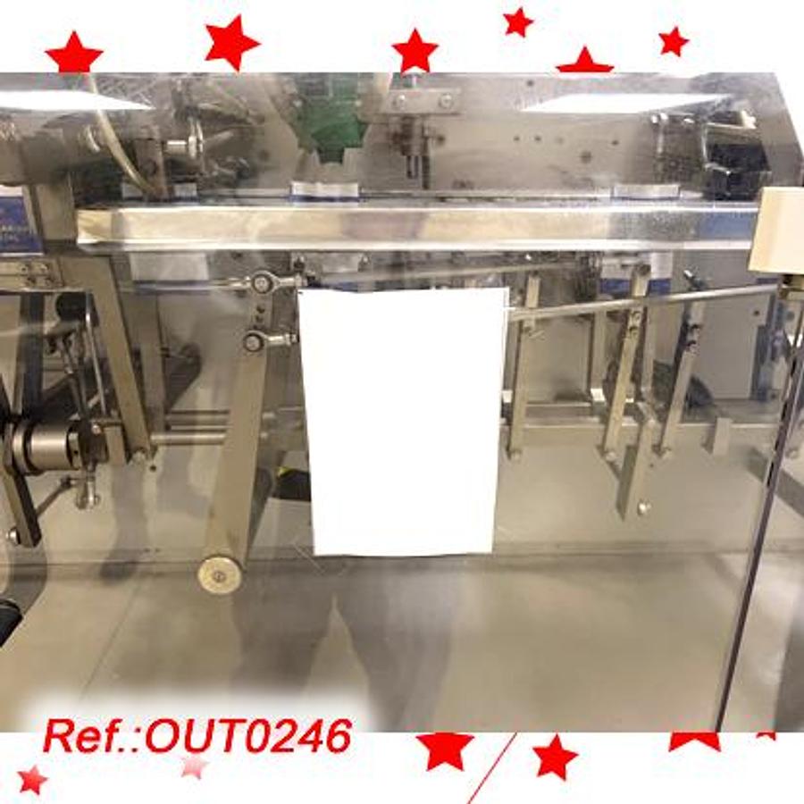 Used MÁQUINA LLENADORA – CERRADORA – SELLADORA DE SOBRES “MESPACK” MODELO H-140-S CON CARGA POR SINFÍN PARA LLENADO DE POLVO