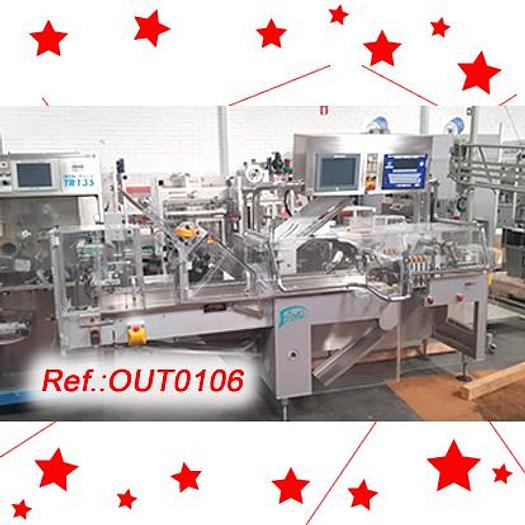 Usat LÍNIA DE BLISTER COMPOSADA DE MÀQUINA DE BLISTER “IMA” WINPACK TR-135 PER A PVC – ALUMINI I ESTOTJADORA “FLEXA”