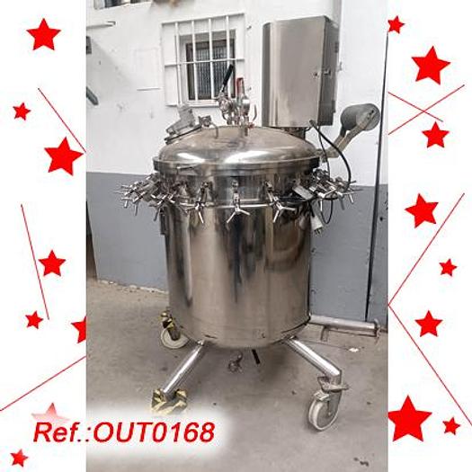 Usat REACTOR A PRESSIÓ D'ACER INOXIDABLE DE 500 LITRES APROX. "MyJ ANDRÉS" AMB AGITADOR D'HÈLIX MARINA